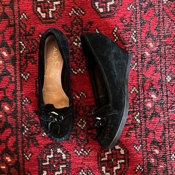 Shoes leather platforms new not worn - Picture 2 of 5